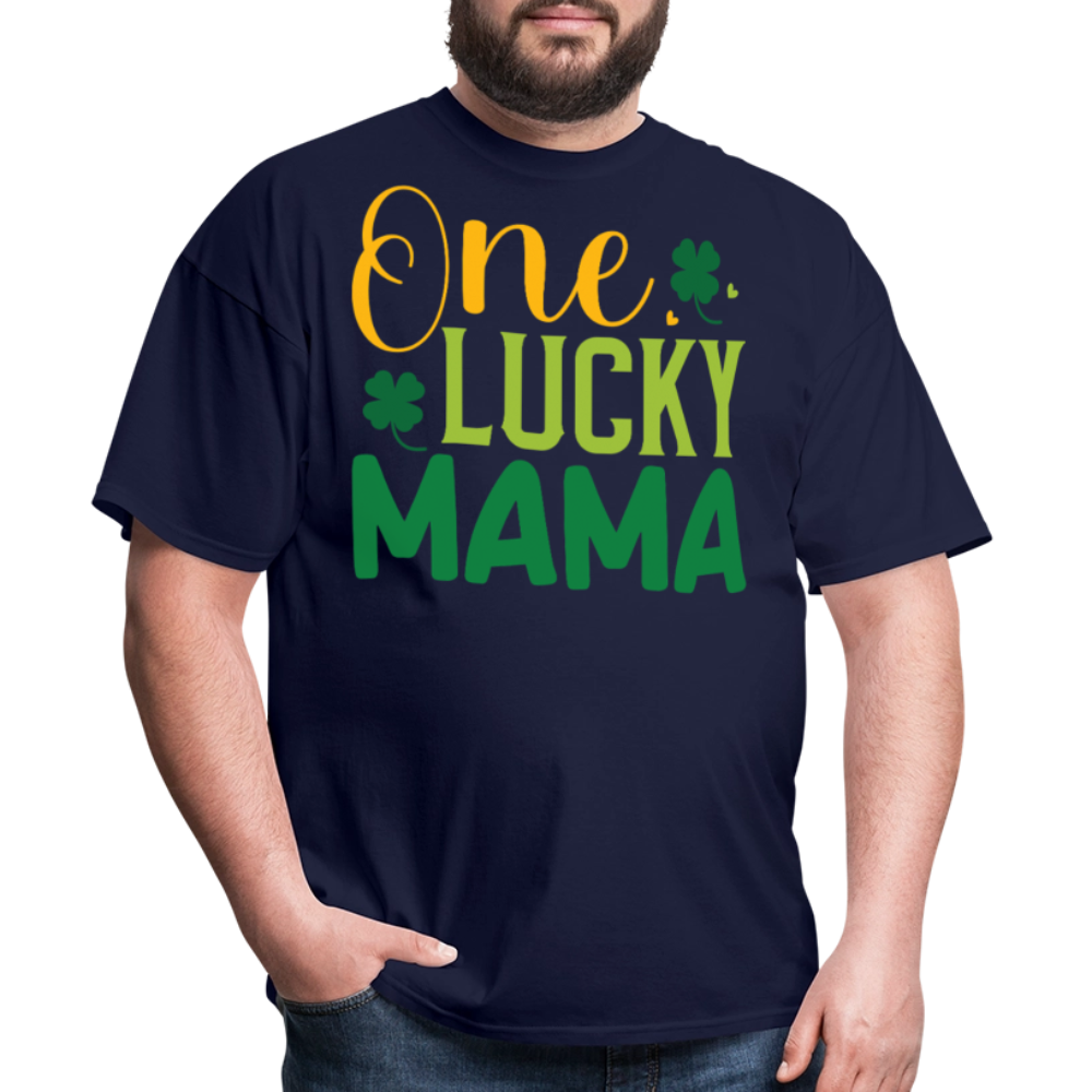 One Lucky Mama St Patrick’s Day T-shirt - navy