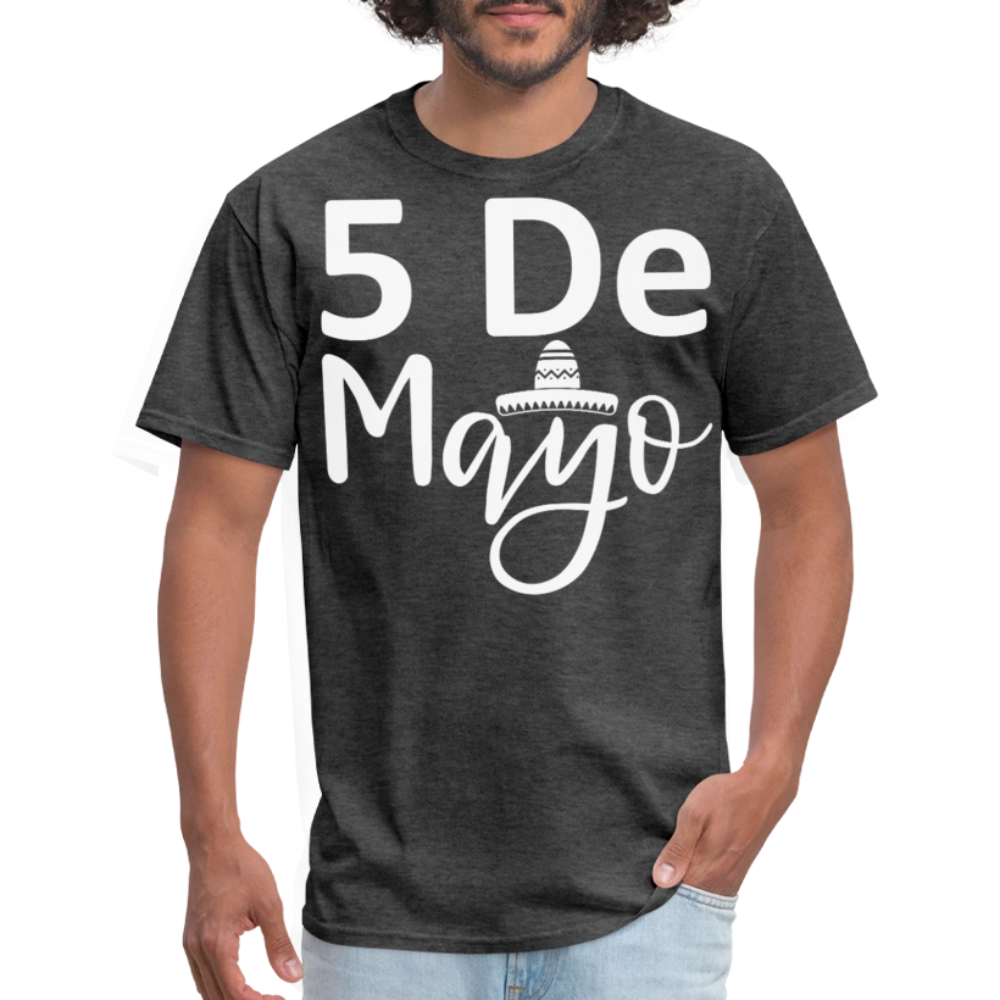 5 De Mayo Celebration Outfit Cinco de Mayo Party T-shirt - heather black