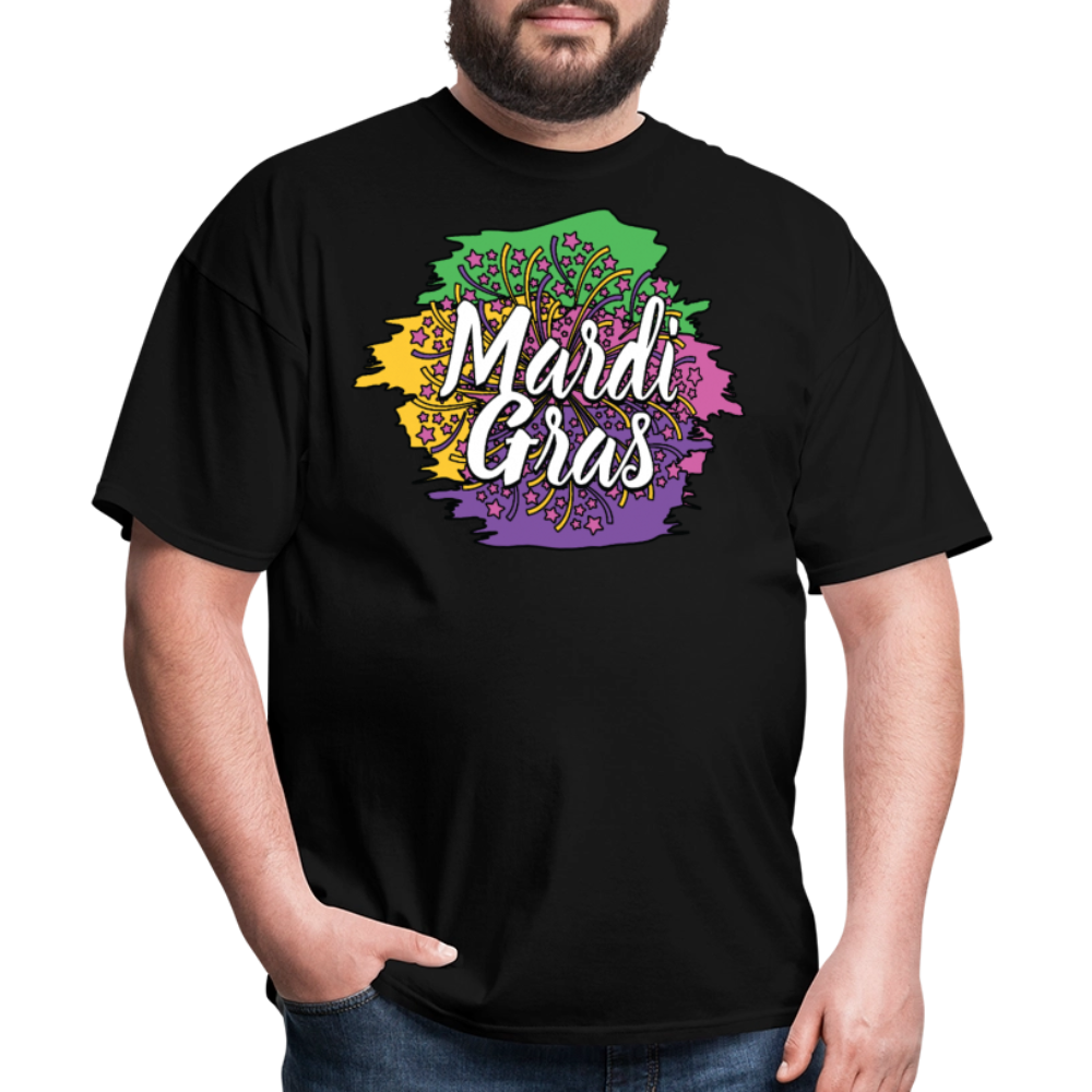 Mardi Gras Graphic Shirt For Men and Women Funny and Trendy Mardi Gras T-Shirt - black