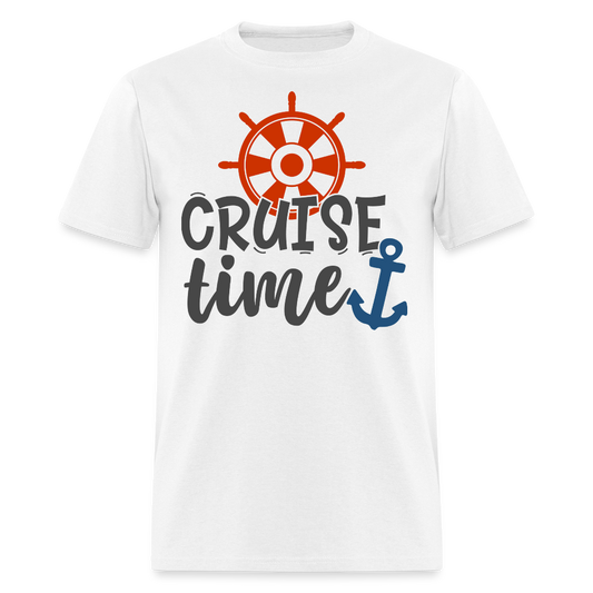Nautical Cruise Vacation T-shirt - white