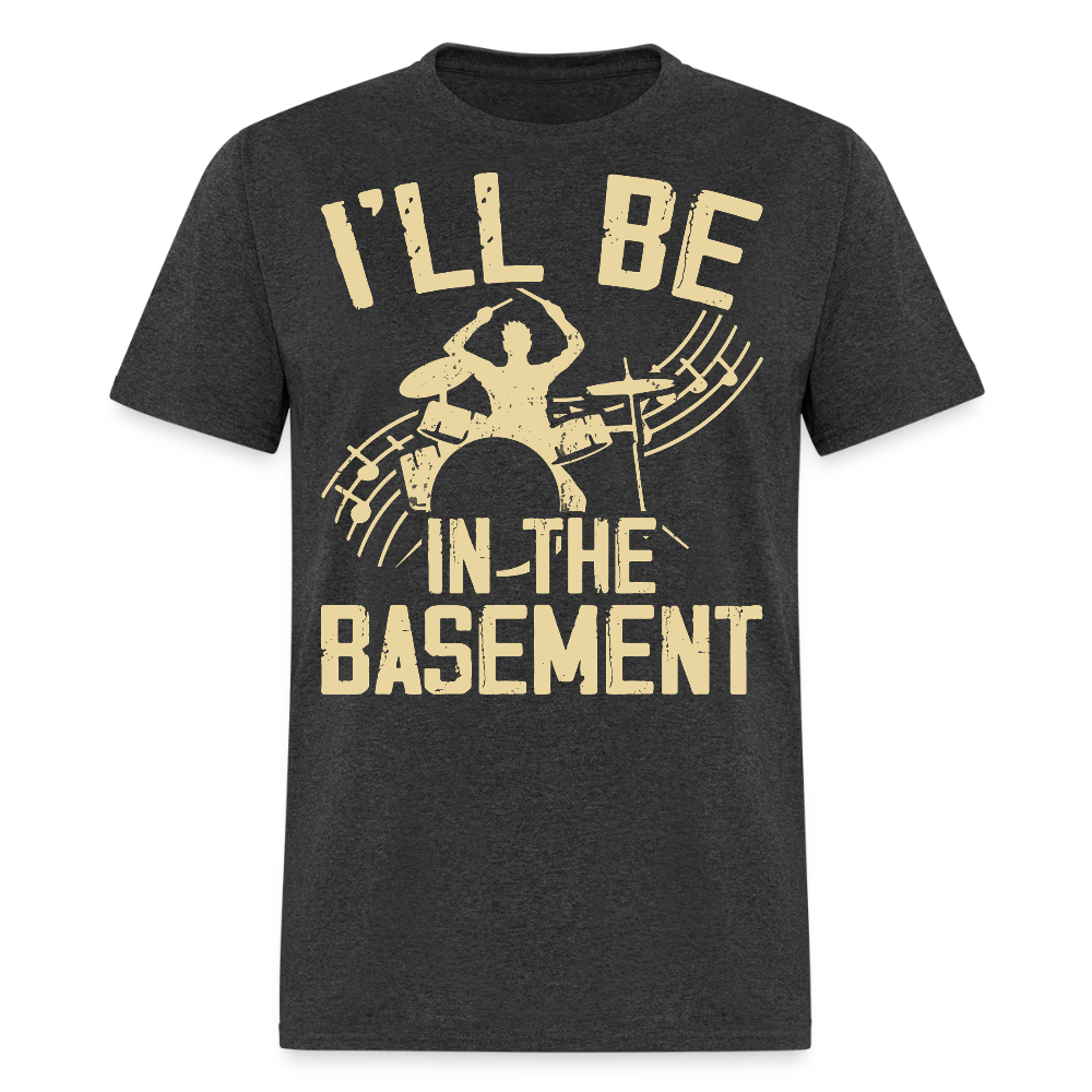 Musician Lifestyle Tee For Drummers T-shirt - heather black
