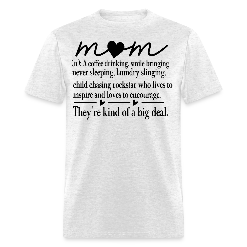 Mom Definition Tee Mother’s Day Gift T-shirt - light heather gray