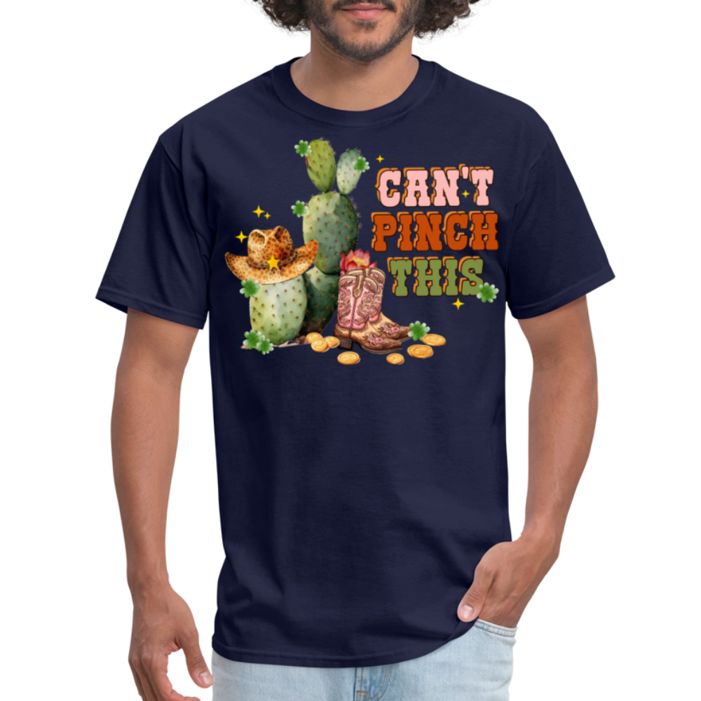 Can’t Pinch This Western St Patrick’s Day T-shirt - navy