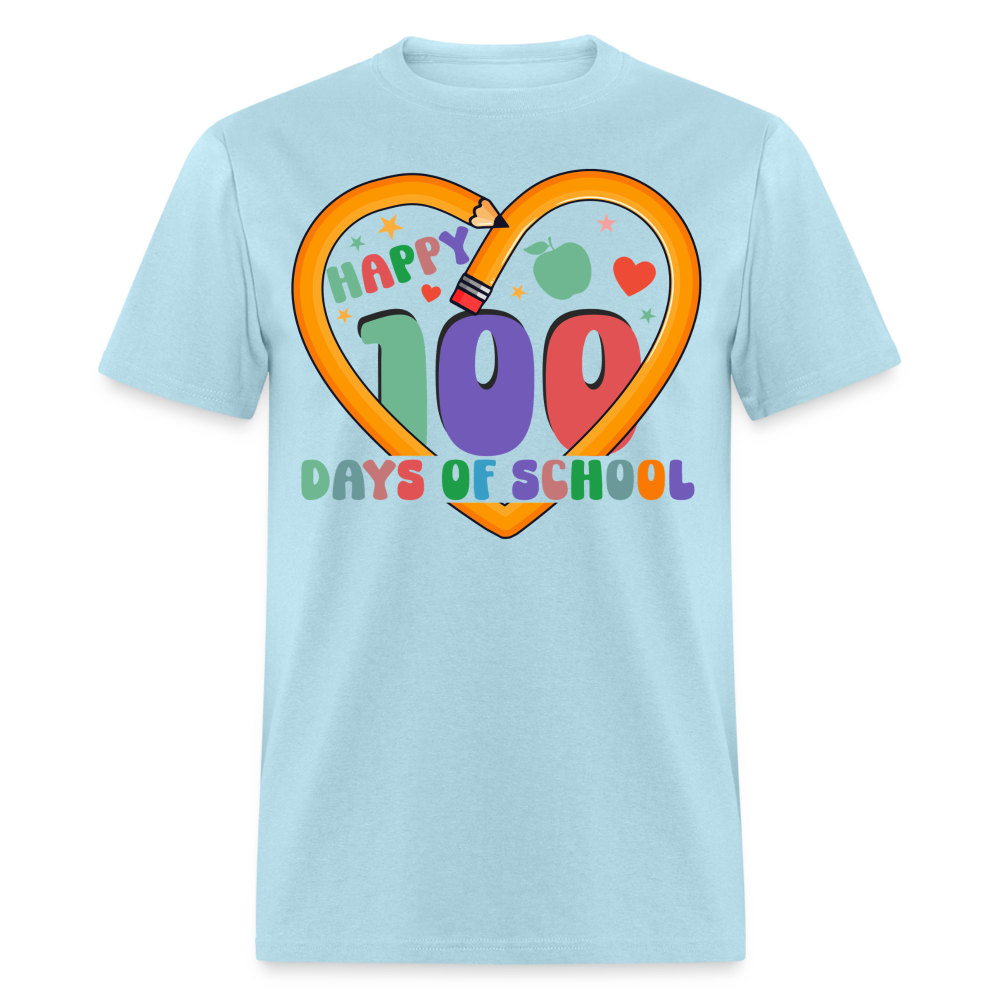 Best 100 Days Of School Gifts For Teachers Unisex T-Shirt - powder blue