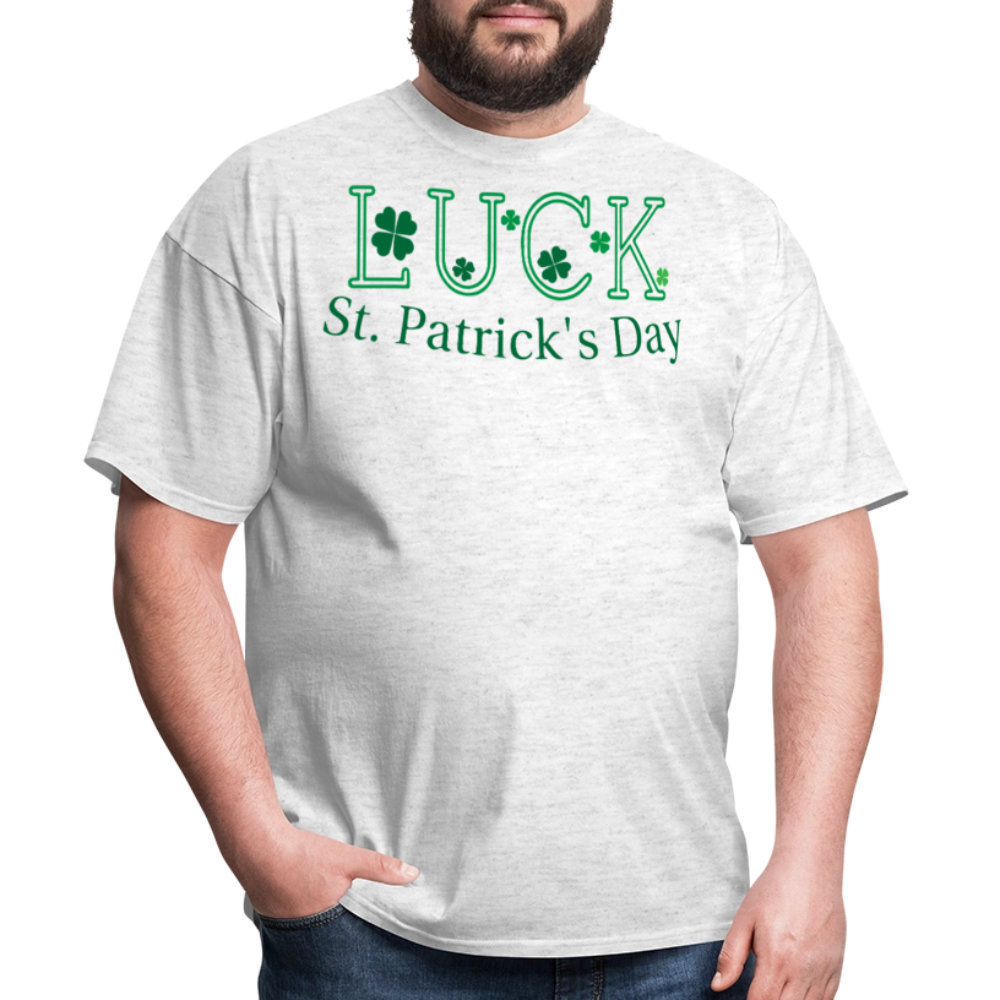 Irish Shamrock St Patrick’s Day Lucky T-shirt - light heather gray