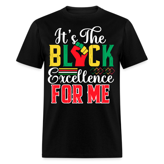 Black Excellence T-shirt For Men and Women African American Heritage T-shirt - black