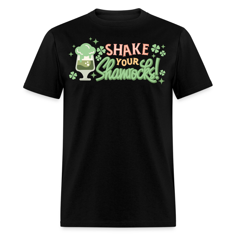 Shake Your Shamrocks Irish Party T-Shirt - black