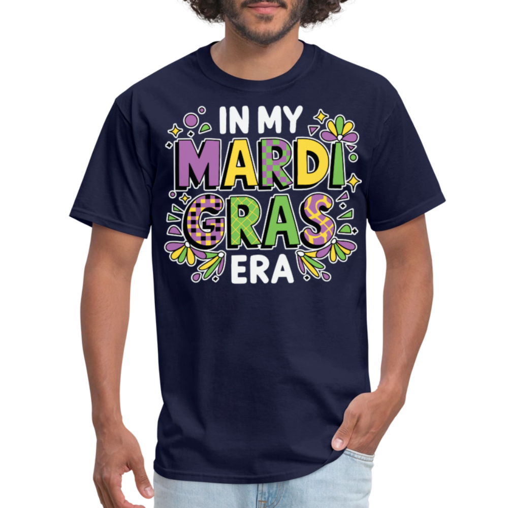 Mardi Gras Party Outfit For Women And Men Funny Mardi Gras T-shirt - navy