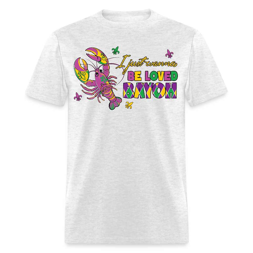 Bayou Themed Mardi Gras Shirts For Parties Crawfish T-shirt - light heather gray