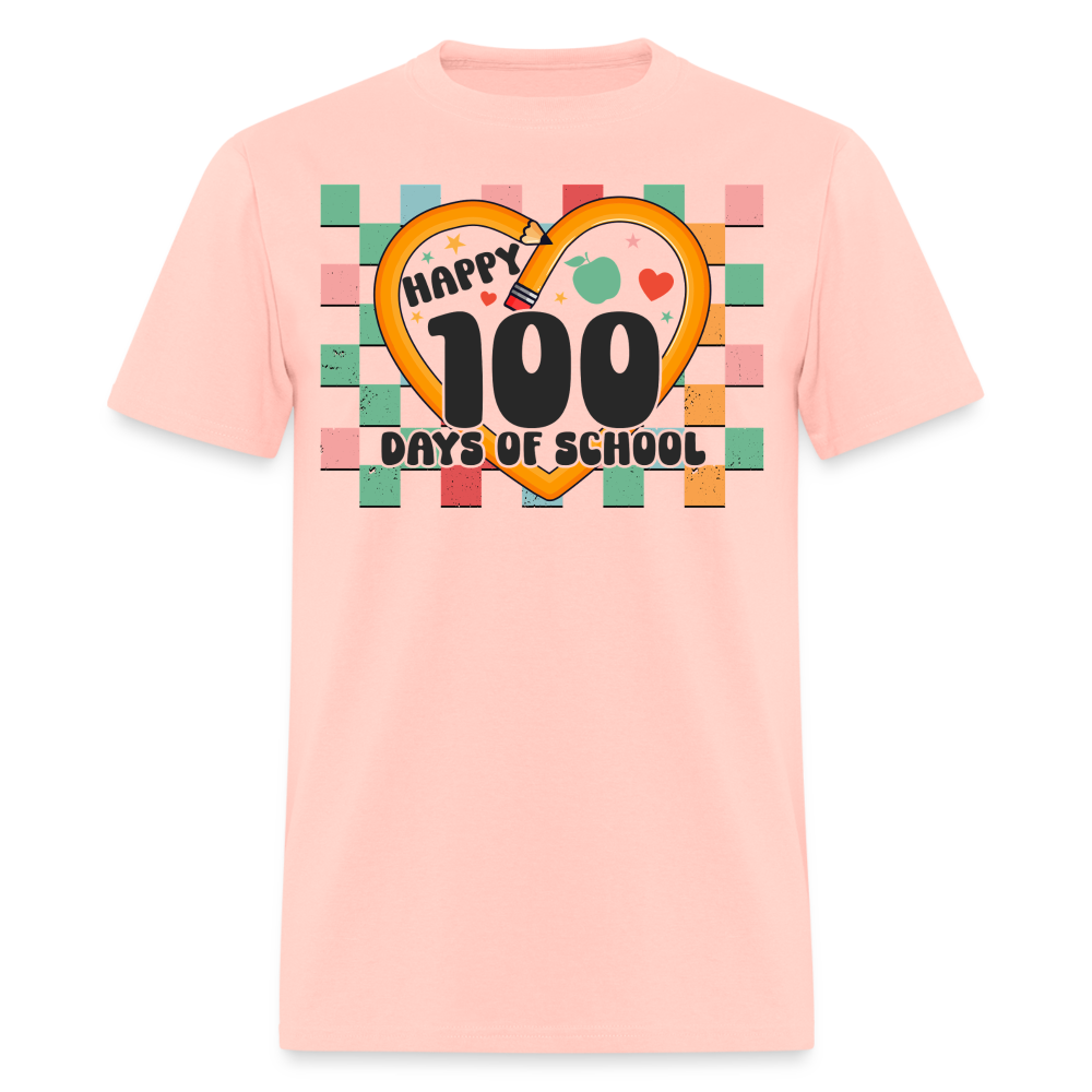 100 Days of school Shirt For Teachers Unisex Tee - blush pink 