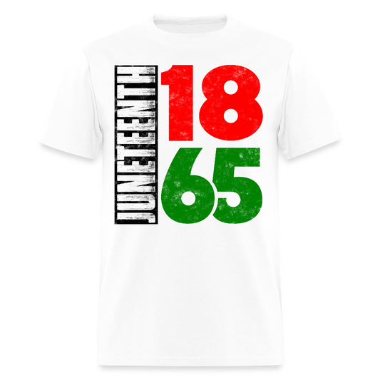 1865 Juneteenth Celebration T-Shirt - white