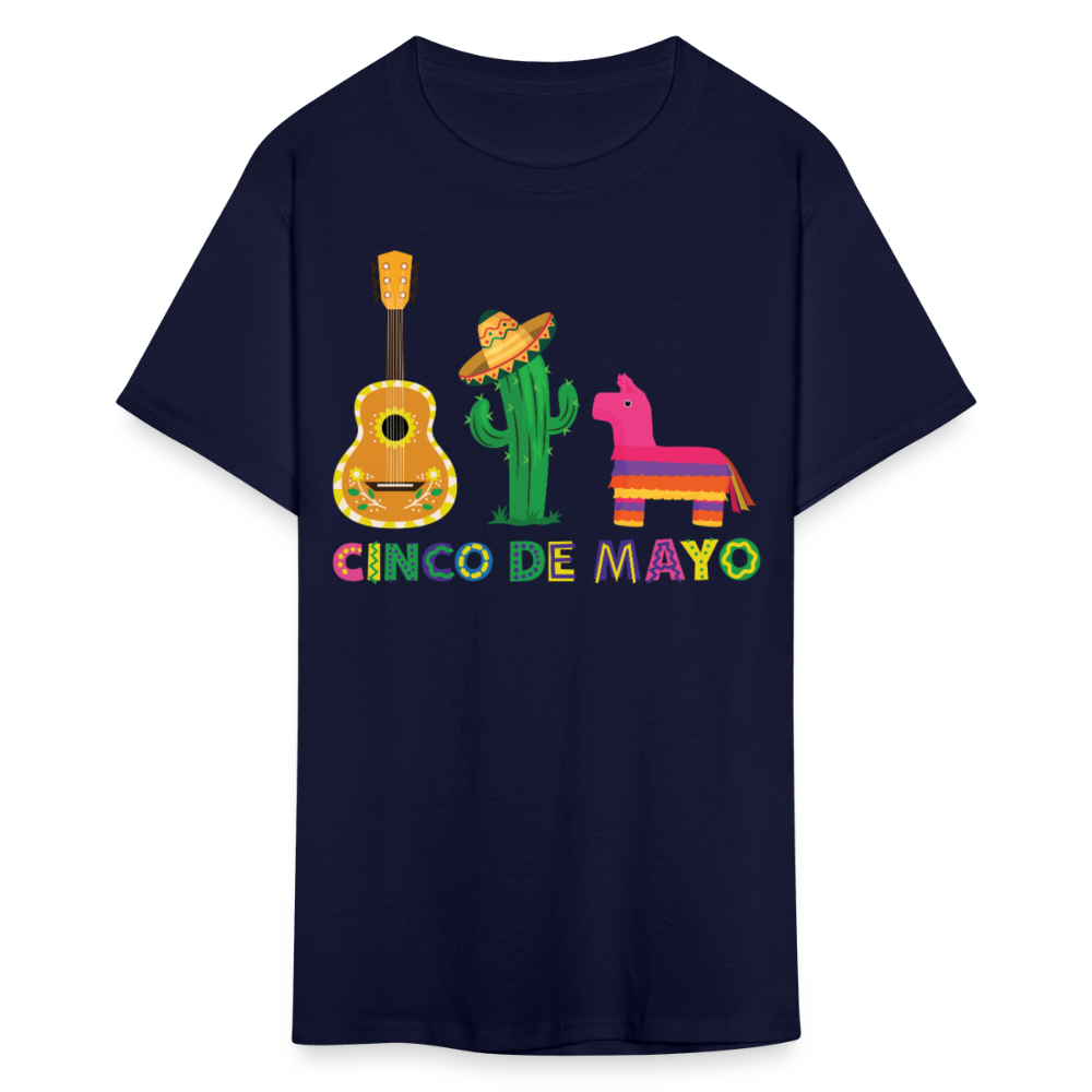 Cinco De Mayo Party Outfit Funny Mexican Fiesta T-shirt - navy