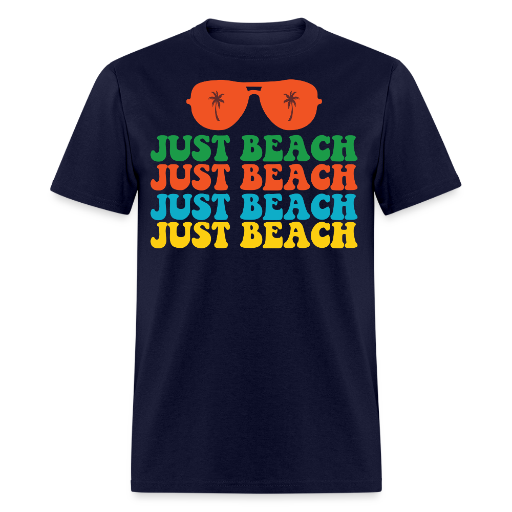 Retro Beach Sunglasses T-shirt - navy
