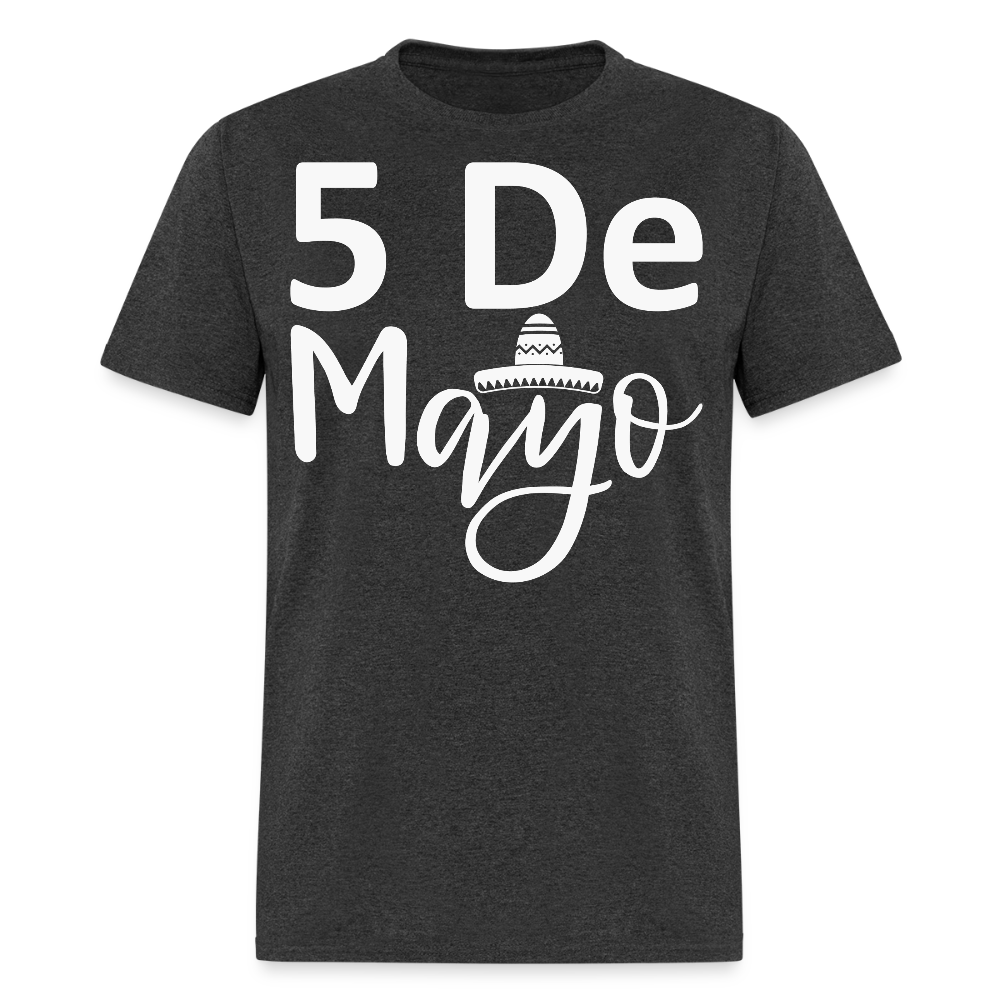 5 De Mayo Celebration Outfit Cinco de Mayo Party T-shirt - heather black