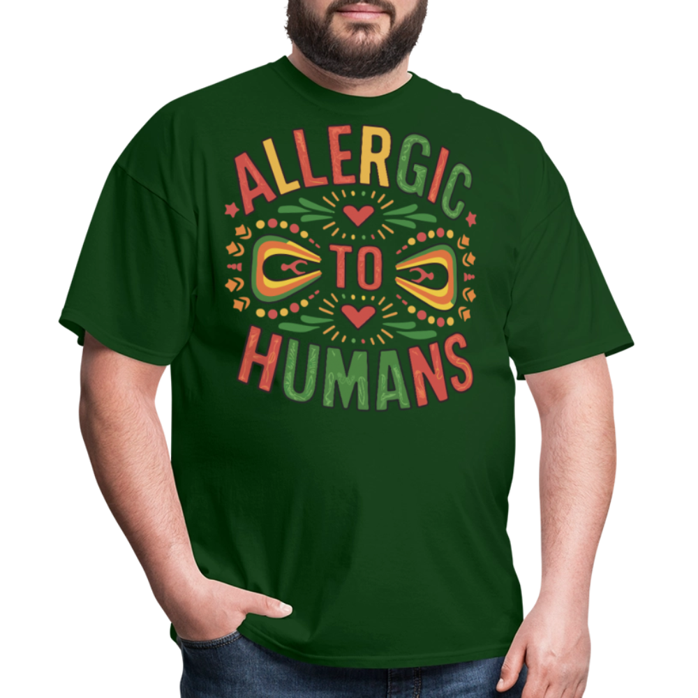 Best Cinco De Mayo Gifts For Fiesta Lovers Allergic To Humans T-shirt - forest green