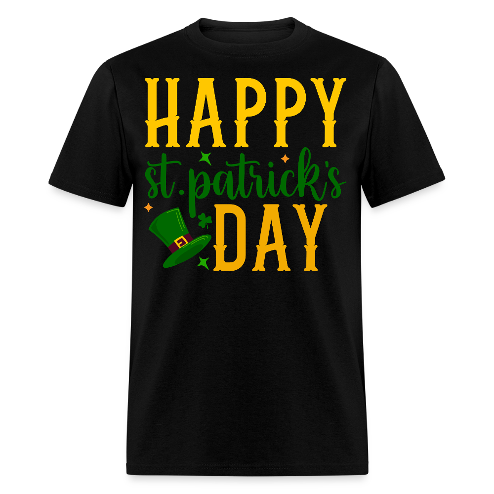 Lucky Shamrock St Patrick’s Day T-shirt - black