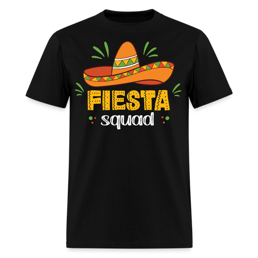 Mexican Fiesta Celebration Tee Fiesta Squad Party T-shirt - black