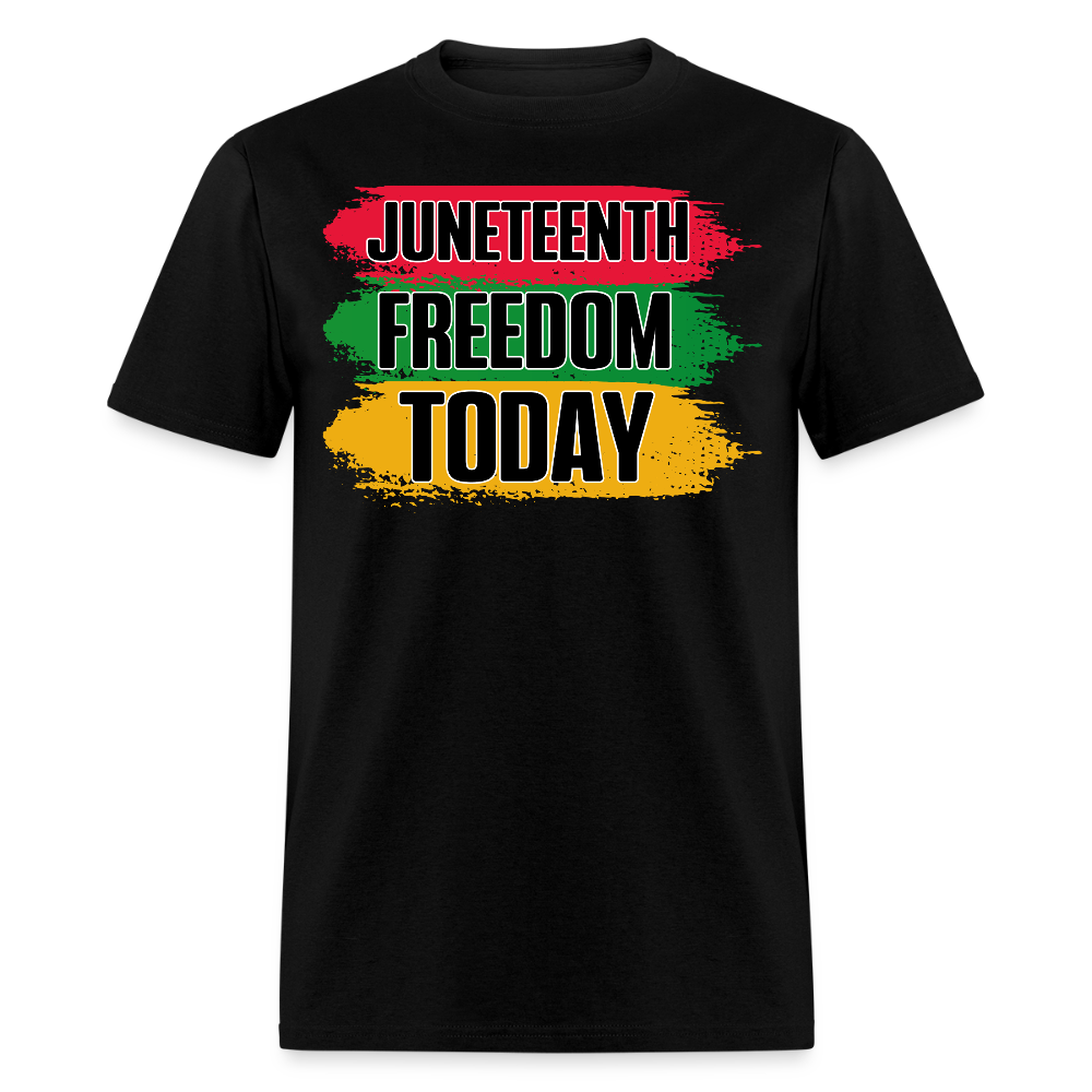 Juneteenth Freedom African American Heritage T-shirt - black
