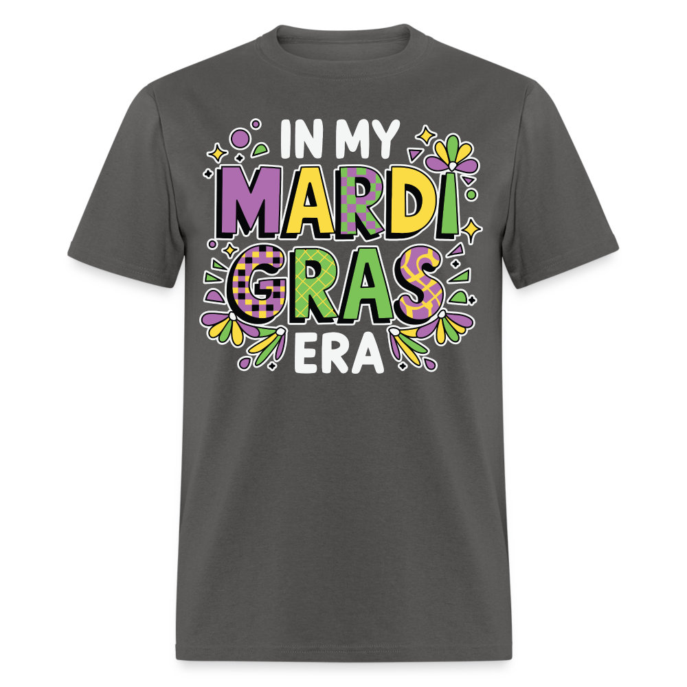 Mardi Gras Party Outfit For Women And Men Funny Mardi Gras T-shirt - charcoal