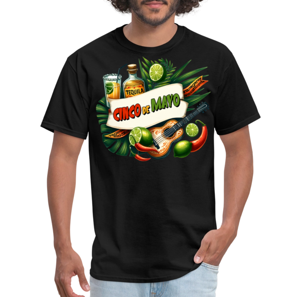 Cinco de Mayo Party Shirt Tequila Lover Fiesta T-shirt - black