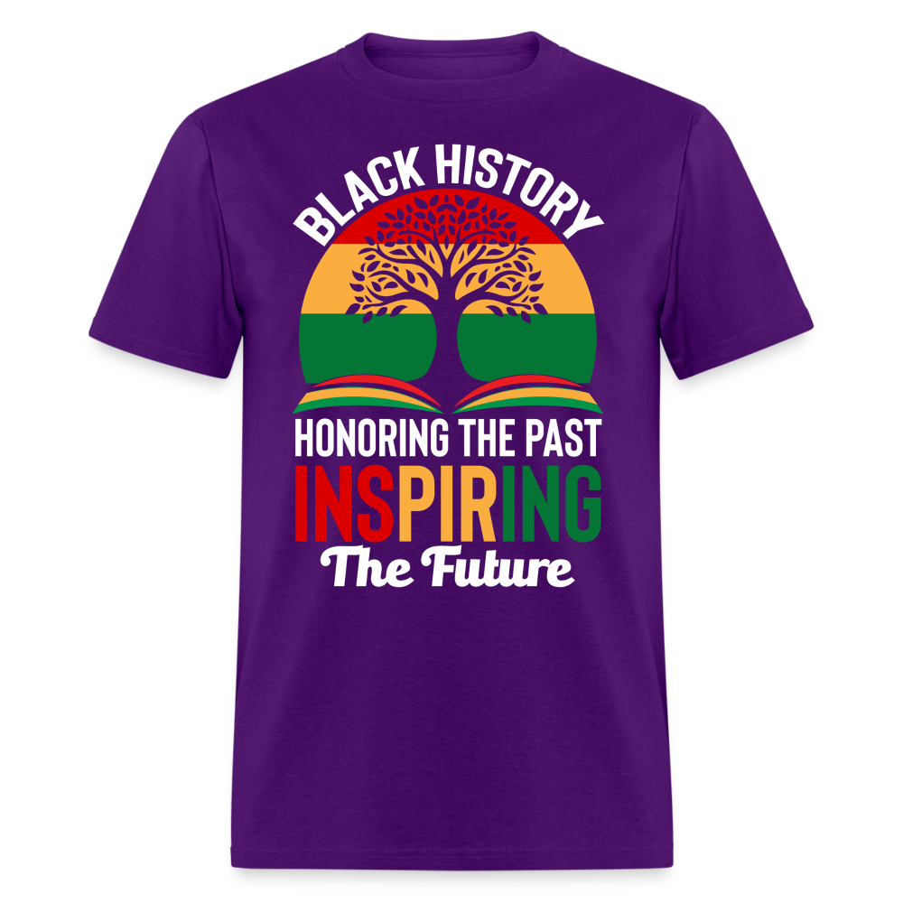 Honoring Black History Inspirational Unisex T-shirt - purple