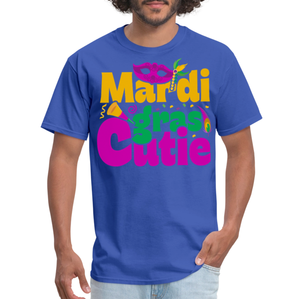 New Orleans Shirt Cute Mardi Gras Party T-shirt - royal blue