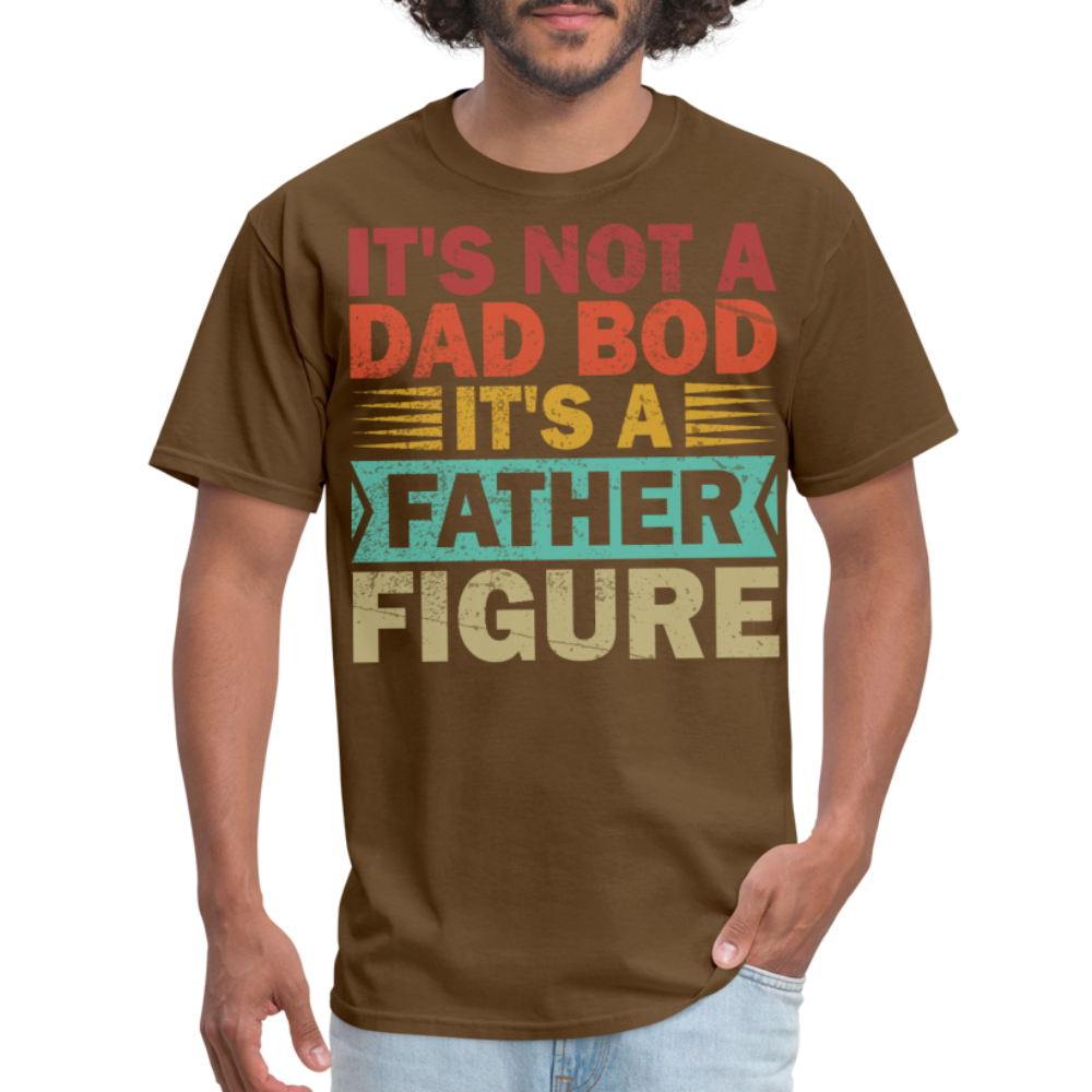 Funny Dad Bod Shirt for Father's Day Clasic T-shirt - brown