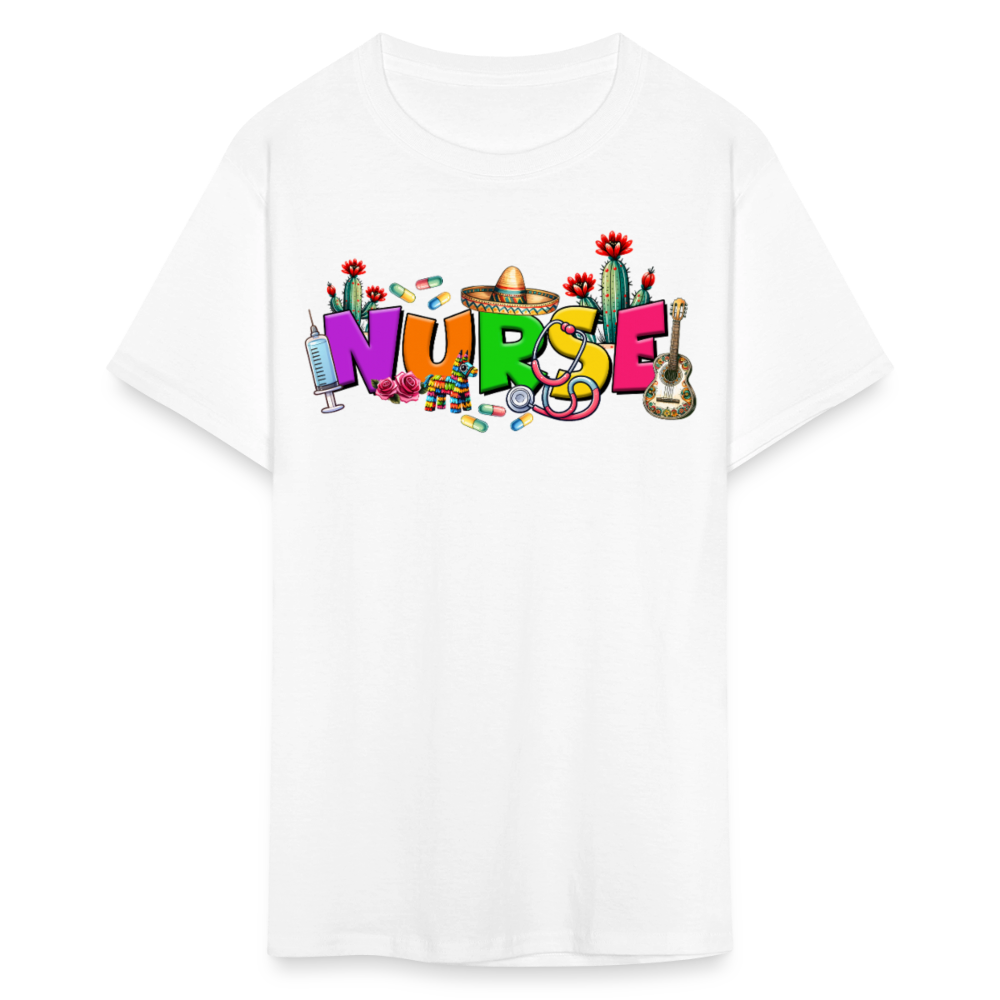 Cute Nurse Gift For Mexican Nurses T-shirt - white