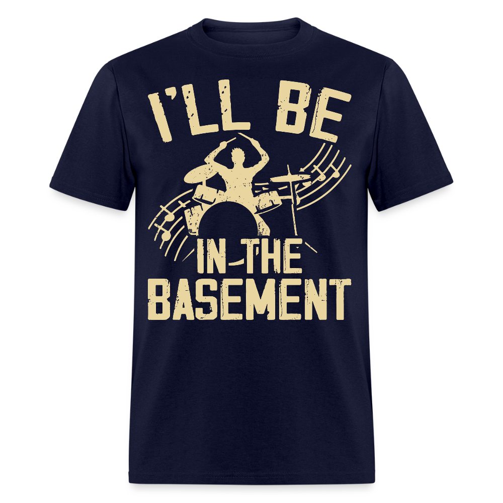 Musician Lifestyle Tee For Drummers T-shirt - navy