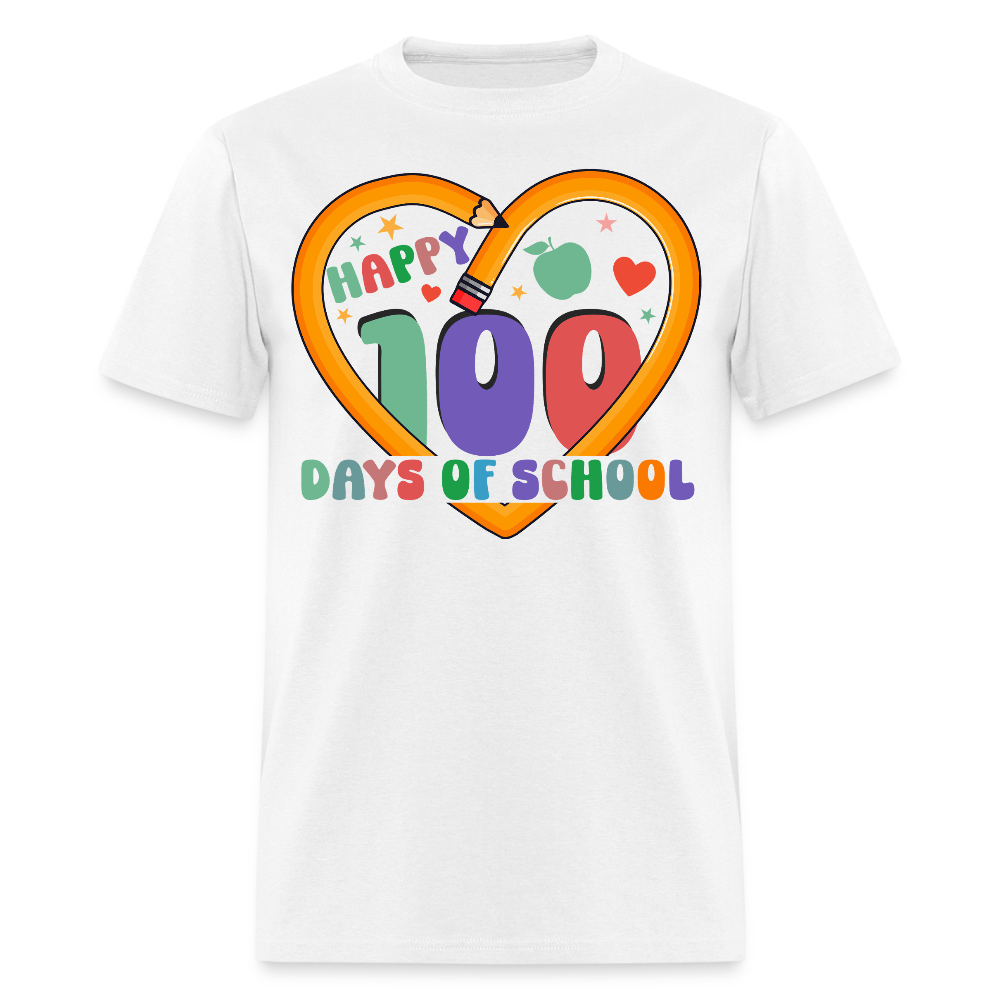 Best 100 Days Of School Gifts For Teachers Unisex T-Shirt - white