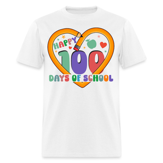 Best 100 Days Of School Gifts For Teachers Unisex T-Shirt - white