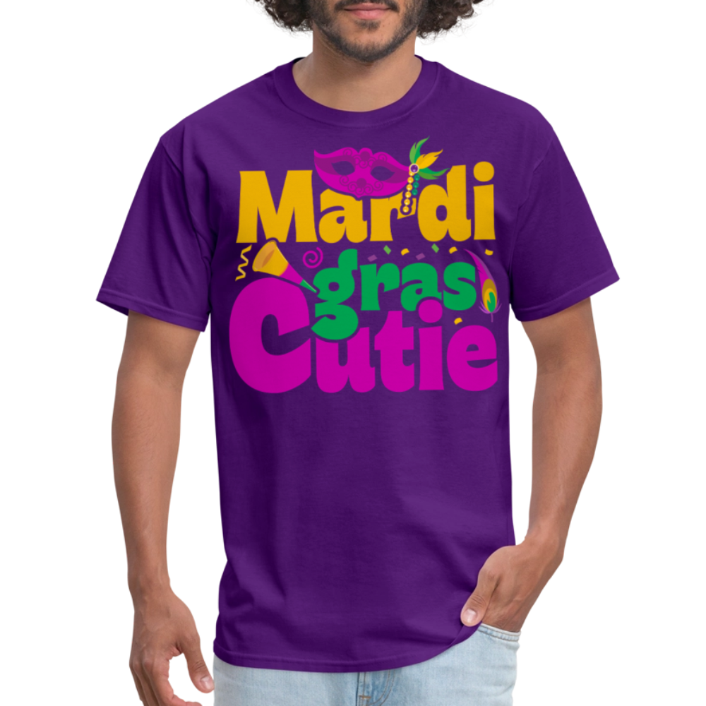 New Orleans Shirt Cute Mardi Gras Party T-shirt - purple