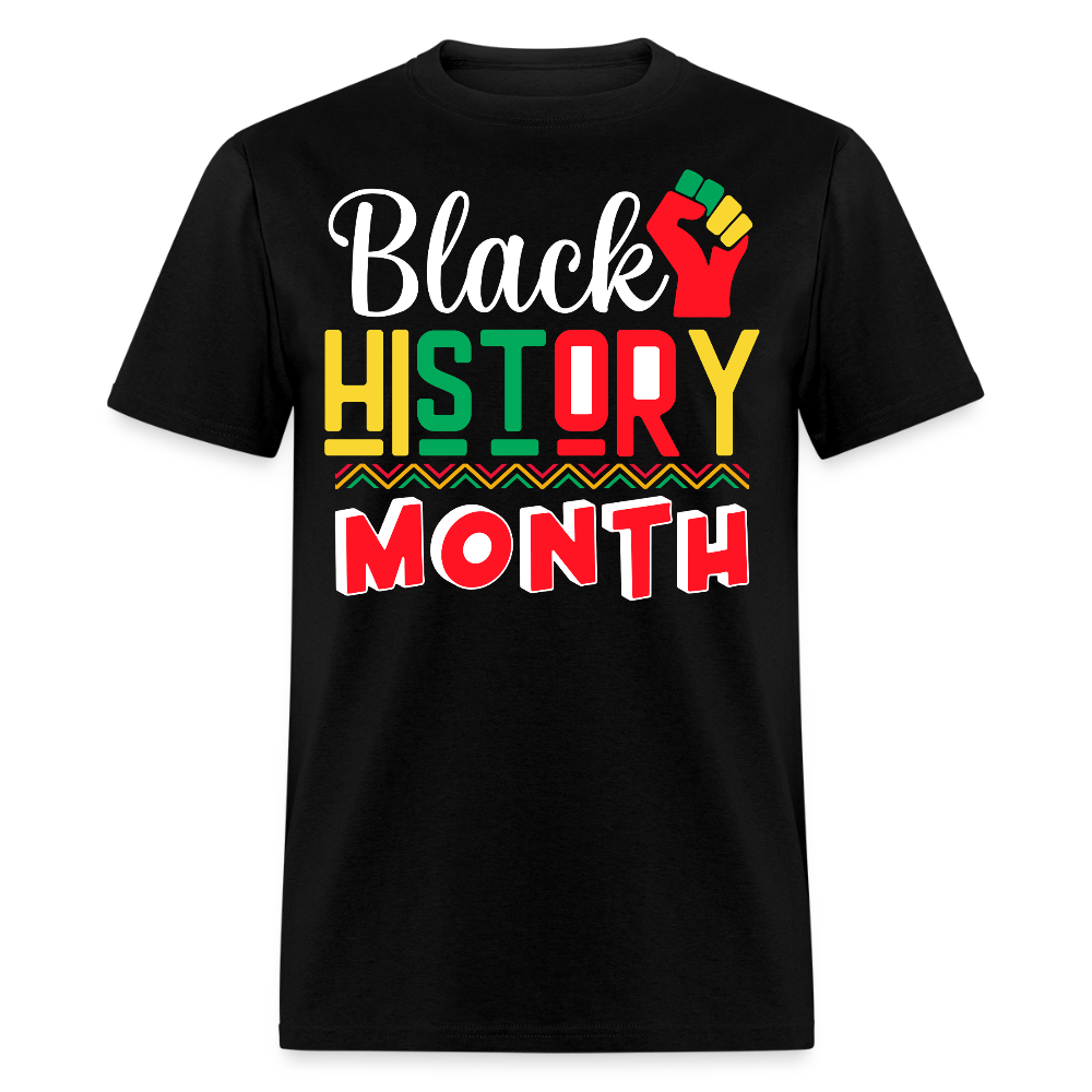 Black History Month Melanin Pride T-shirt - black