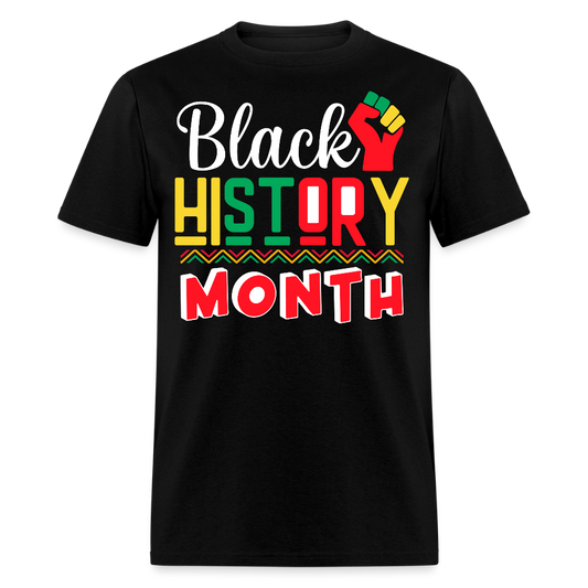Black History Month Melanin Pride T-shirt - black