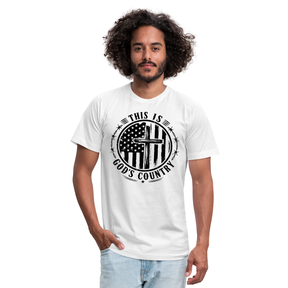 This Is God's Country T-Shirt | Bella + Canvas Unisex Tee - white