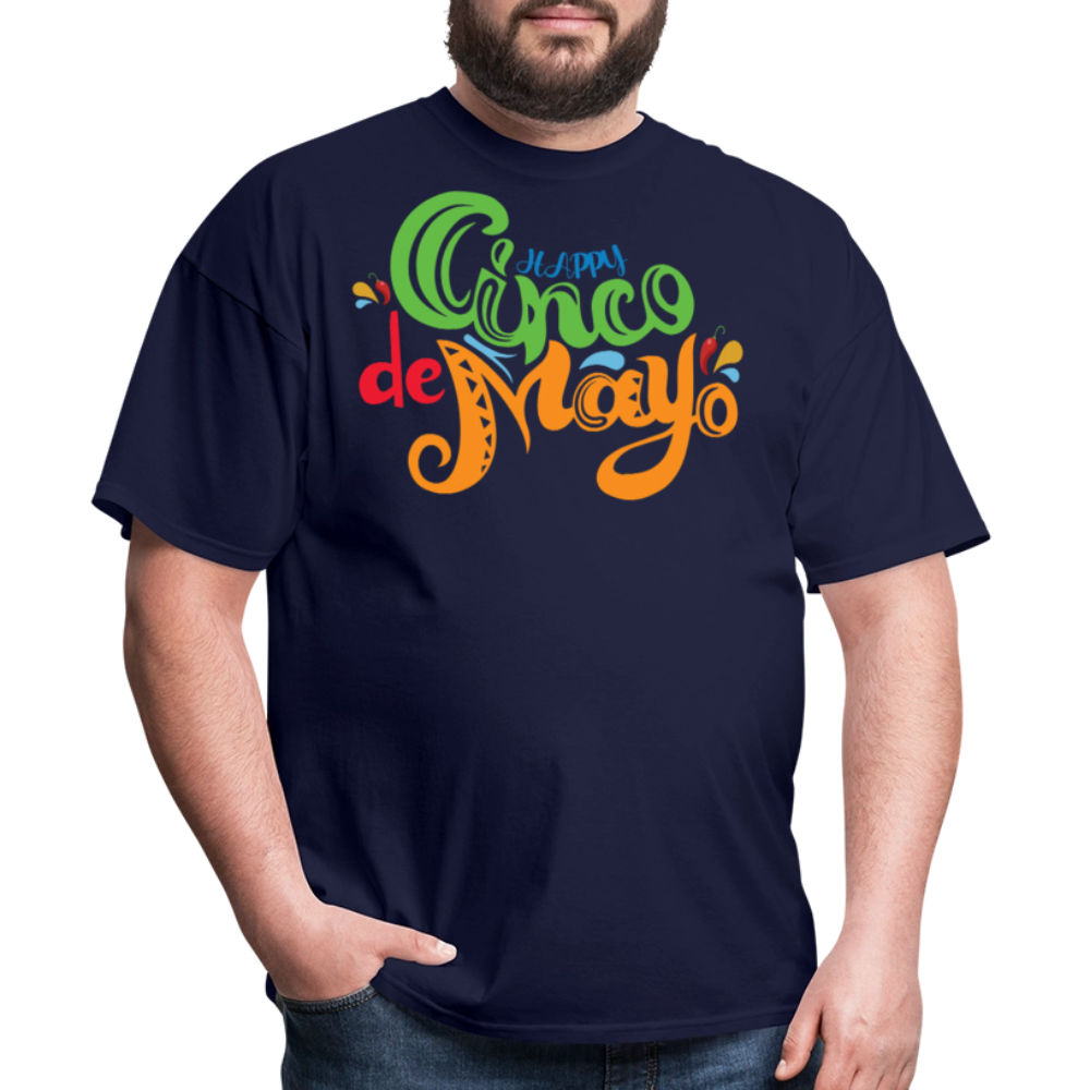 Best Mexican-themed Party Apparel For Cinco de Mayo T-shirt - navy