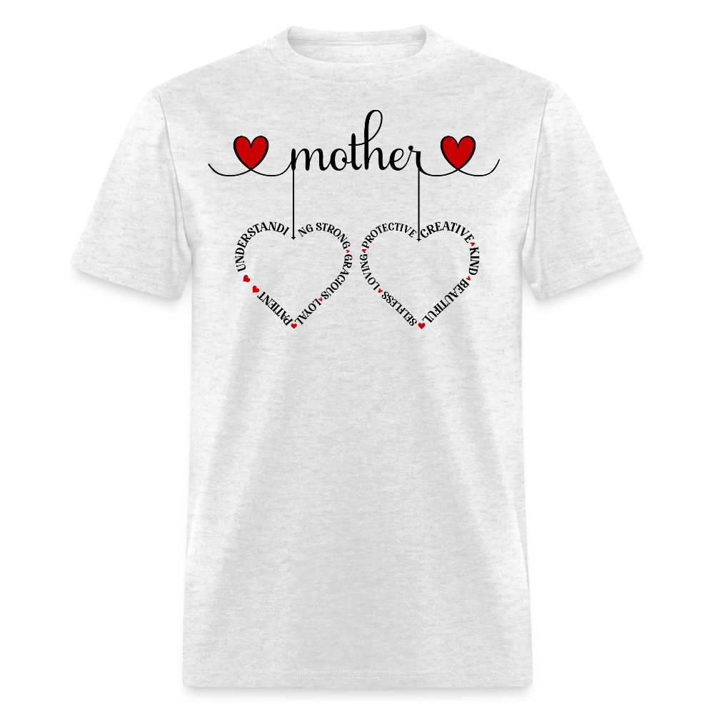 Mother's Love Graphic Tee Meaningful Mother’s Day Gift T-shirt - light heather gray