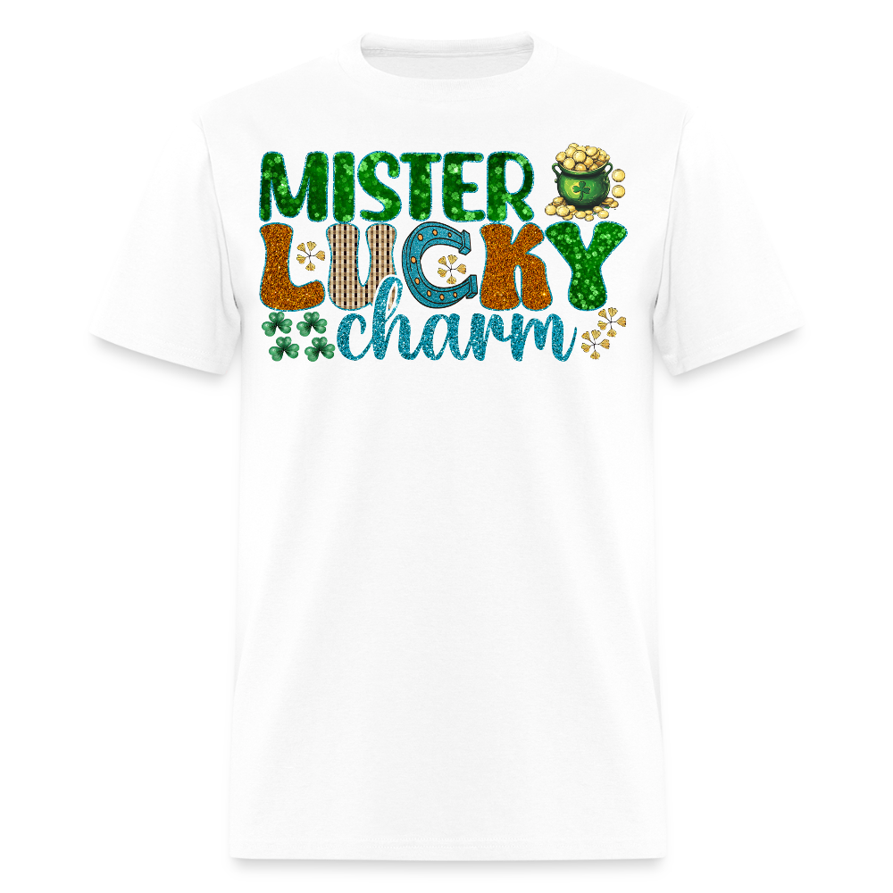 Mister Lucky Charm St Paddy’s Day T-shirt - white