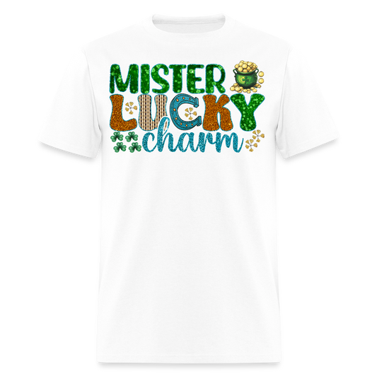 Mister Lucky Charm St Paddy’s Day T-shirt - white