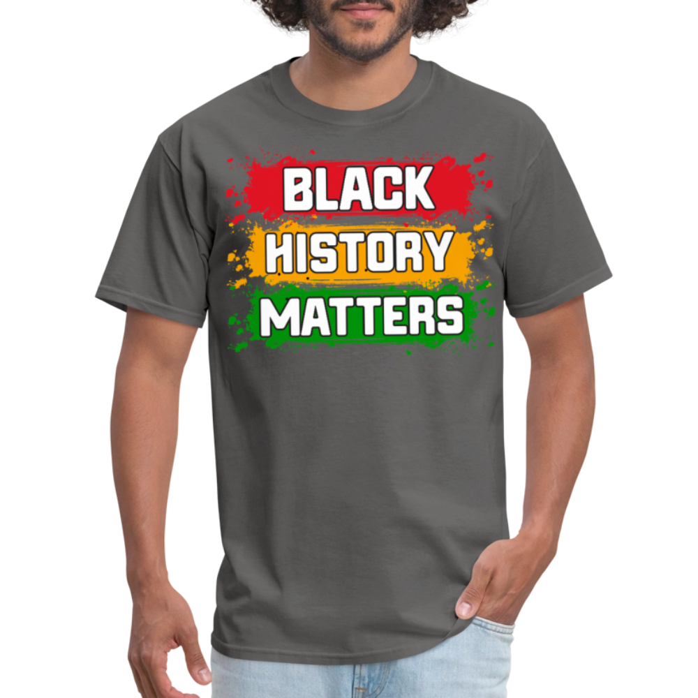 African American Heritage Apparel for Black History Month Unisex T-shirt - charcoal