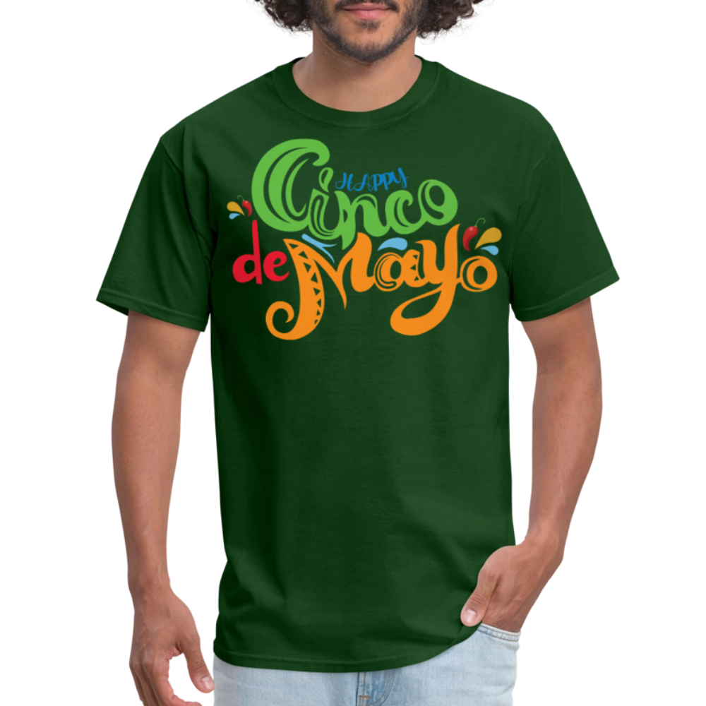 Best Mexican-themed Party Apparel For Cinco de Mayo T-shirt - forest green