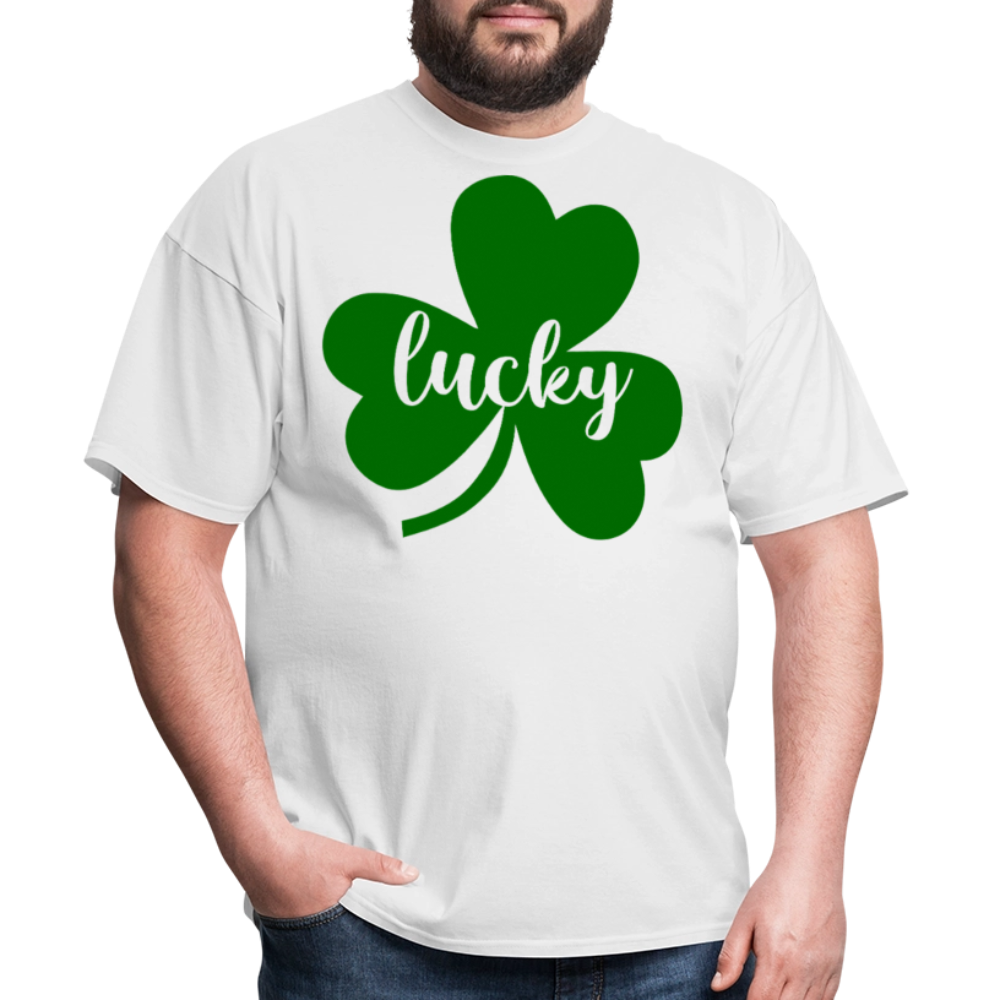 St Patrick’s Day Lucky Clover T-shirt - white