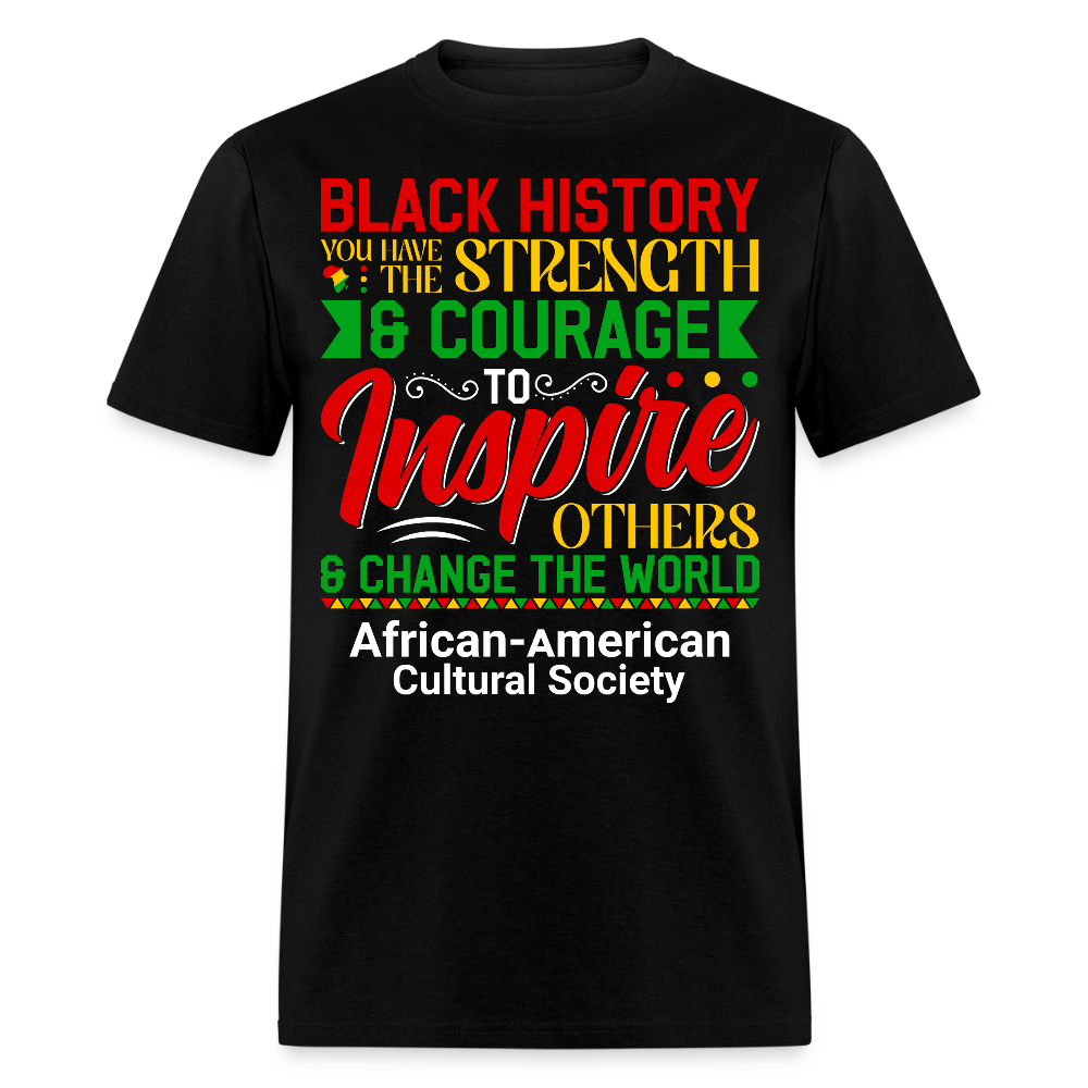 African American Empowerment Cultural Pride T-shirt - black