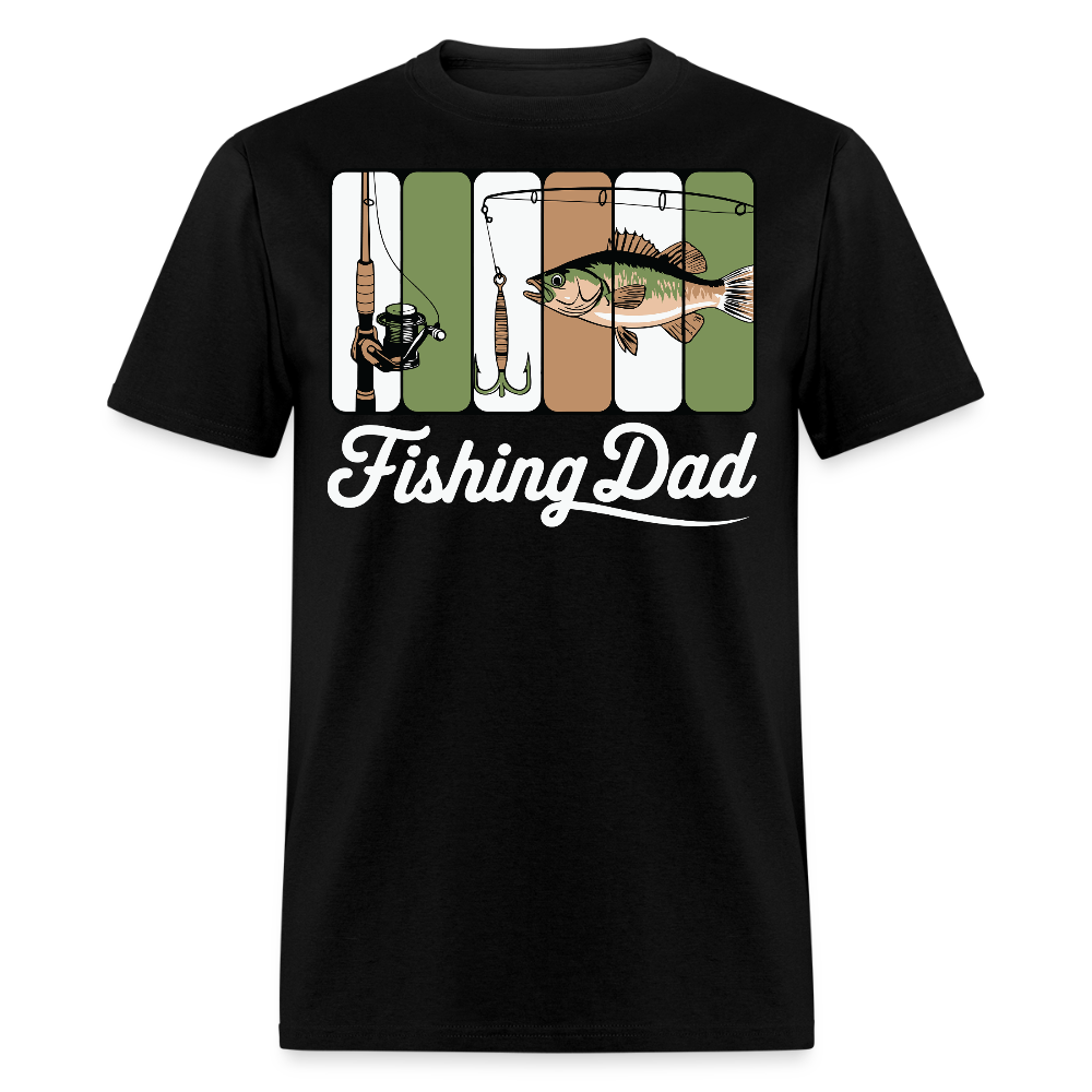 Gifts For Dads Who Love Fishing T-shirt - black