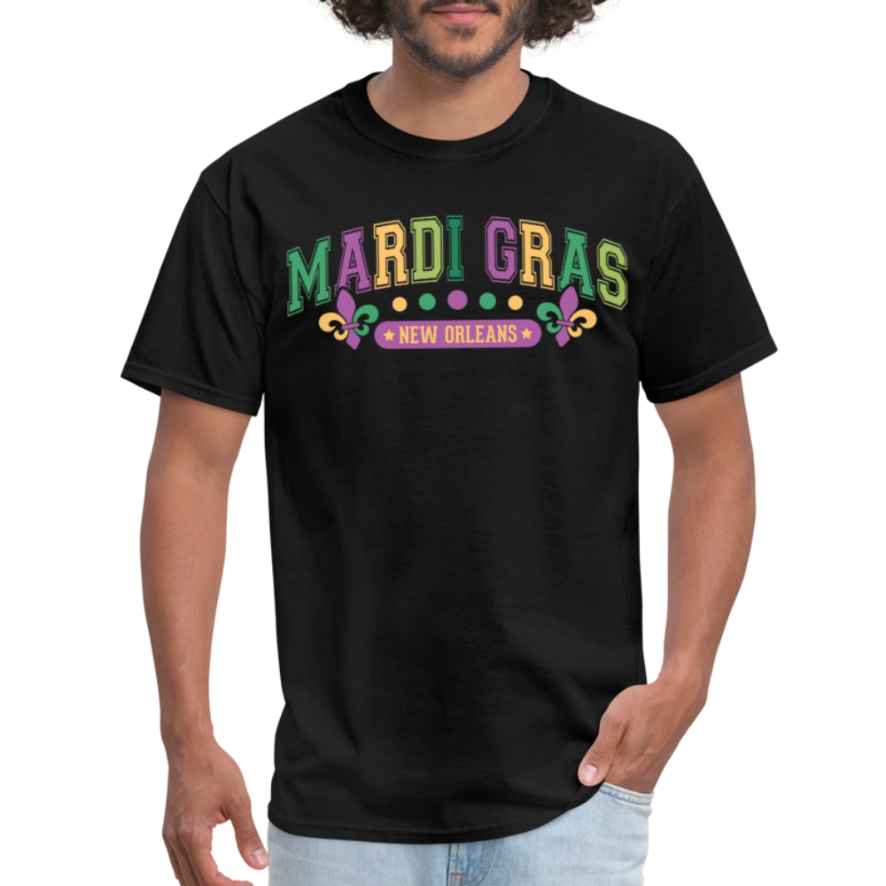 New Orleans Party Outfit for Mardi Gras Unisex T-shirt - black