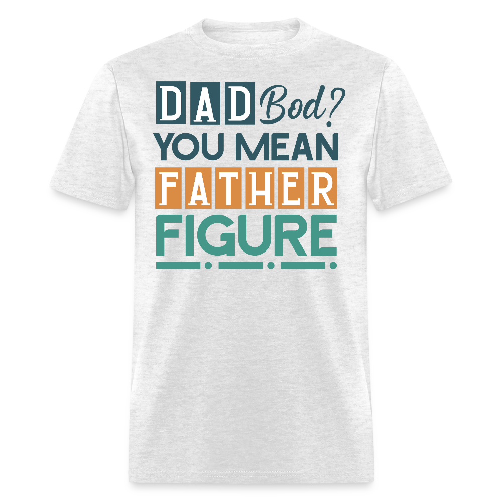 Humorous Dad Gift Father Figure T-shirt - light heather gray