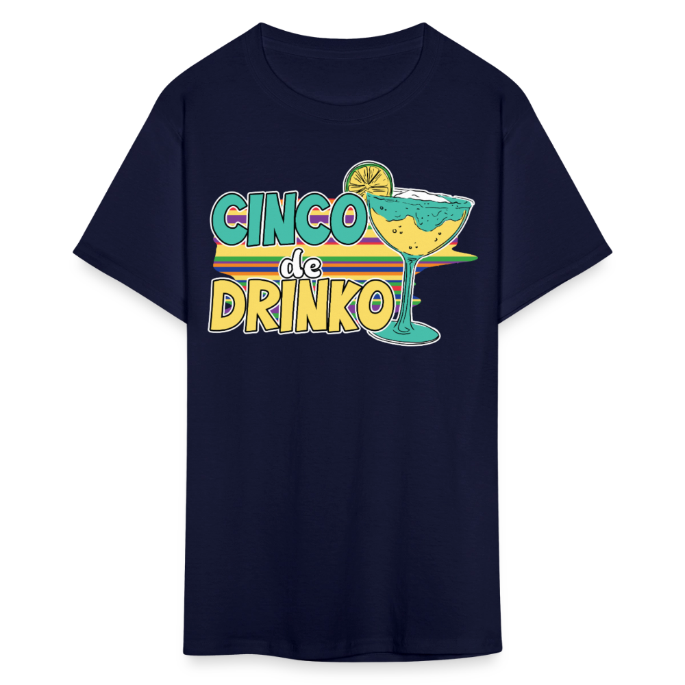 Margarita Party Funny Cinco De Mayo Drinking T-shirt - navy