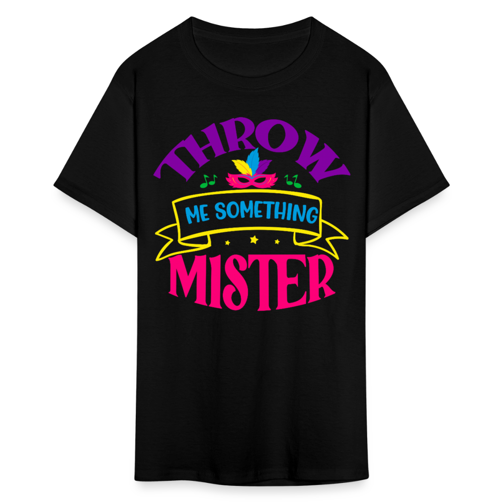 Throw Me Something Mister Mardi Gras T-shirt - black