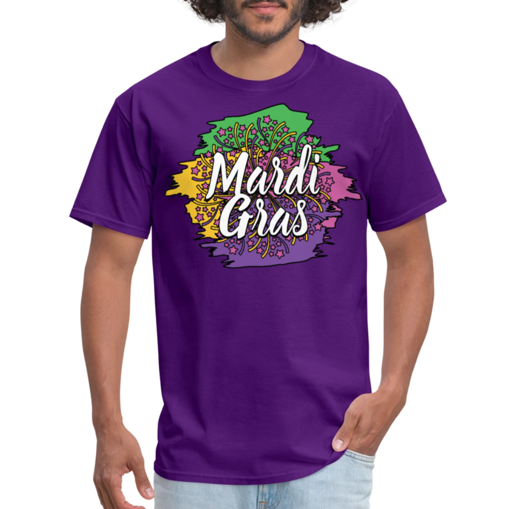 Mardi Gras Graphic Shirt For Men and Women Funny and Trendy Mardi Gras T-Shirt - purple