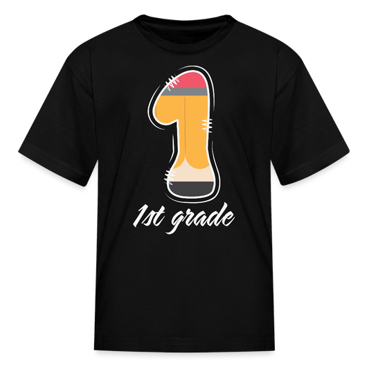 Funny 1st Grade First Day Of School T-Shirt - black
